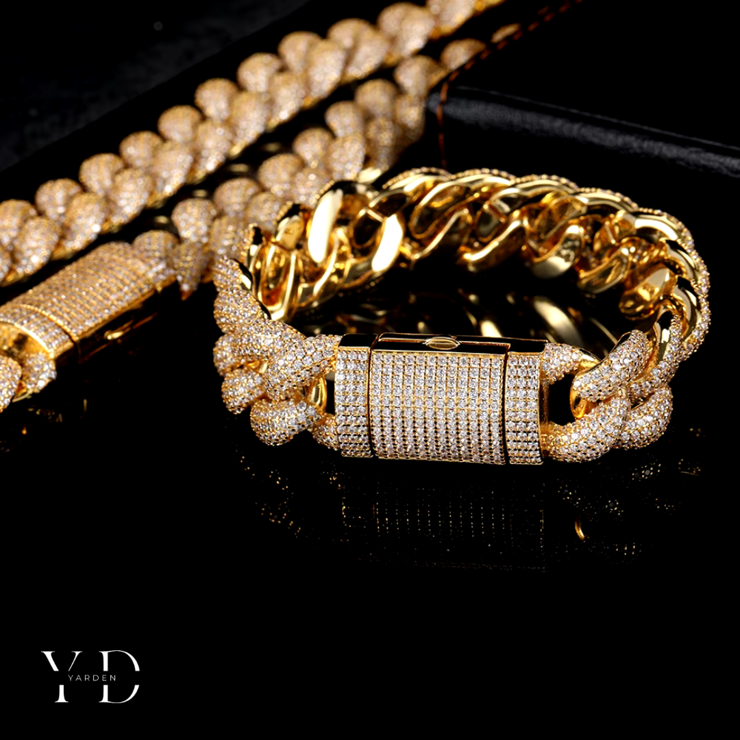 bracelet Ice Italian gold - Black Friday