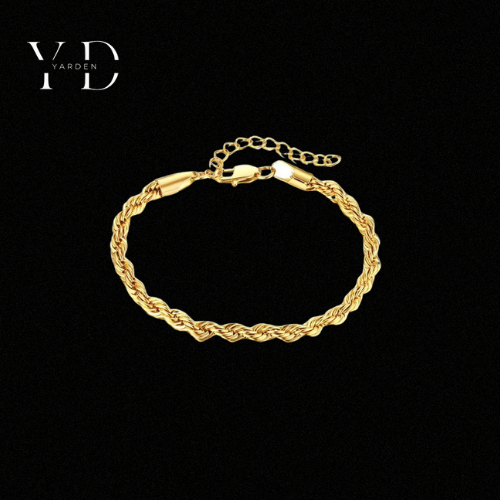 rope bracelet gold